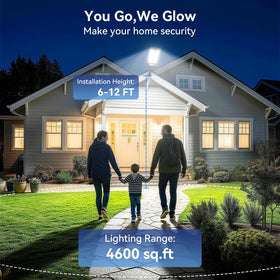 CEDIO 6000W dusk-to-dawn mode enables hands-free lighting.