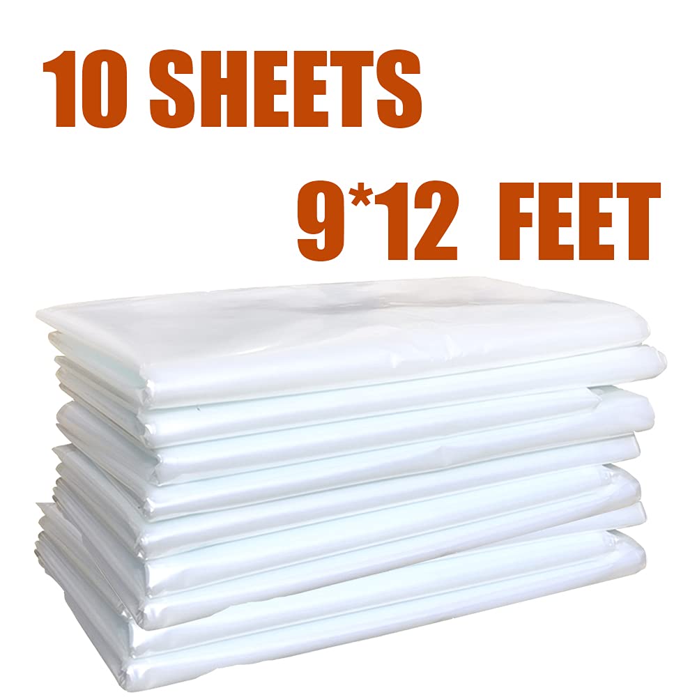 Cedolio 9x12 tarp guards floors from paint splatters and spills.