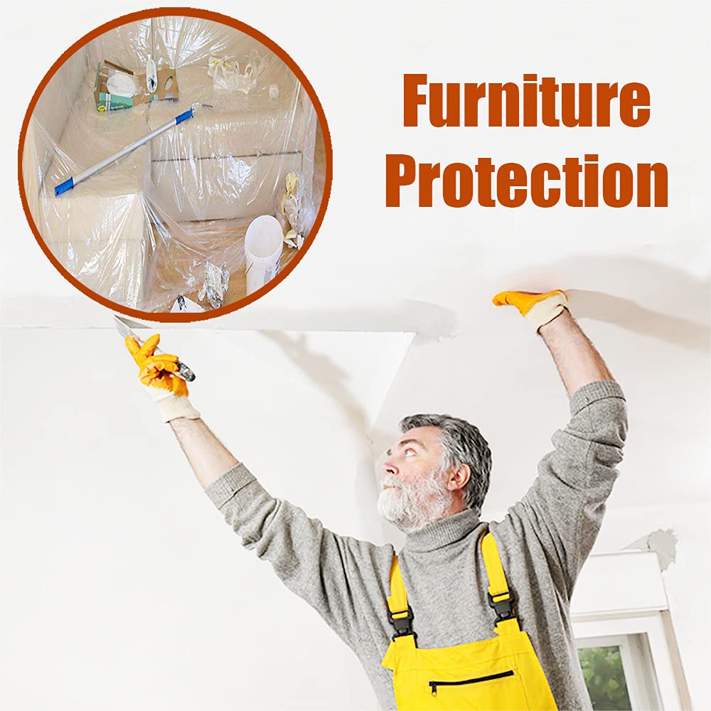 Cedolio tear-resistant polyethylene tarp offers durable protection.