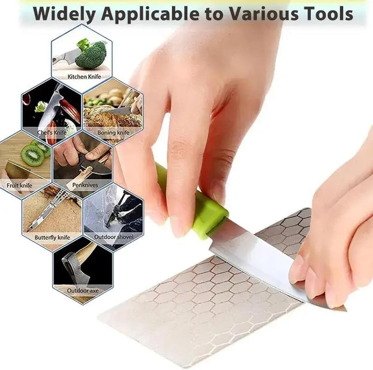 Ceilyweli 1000 grit diamond stone for main sharpening phase
