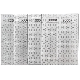 Ceilyweli Diamond Sharpening Stone Kit on honeycomb base for stable sharpening