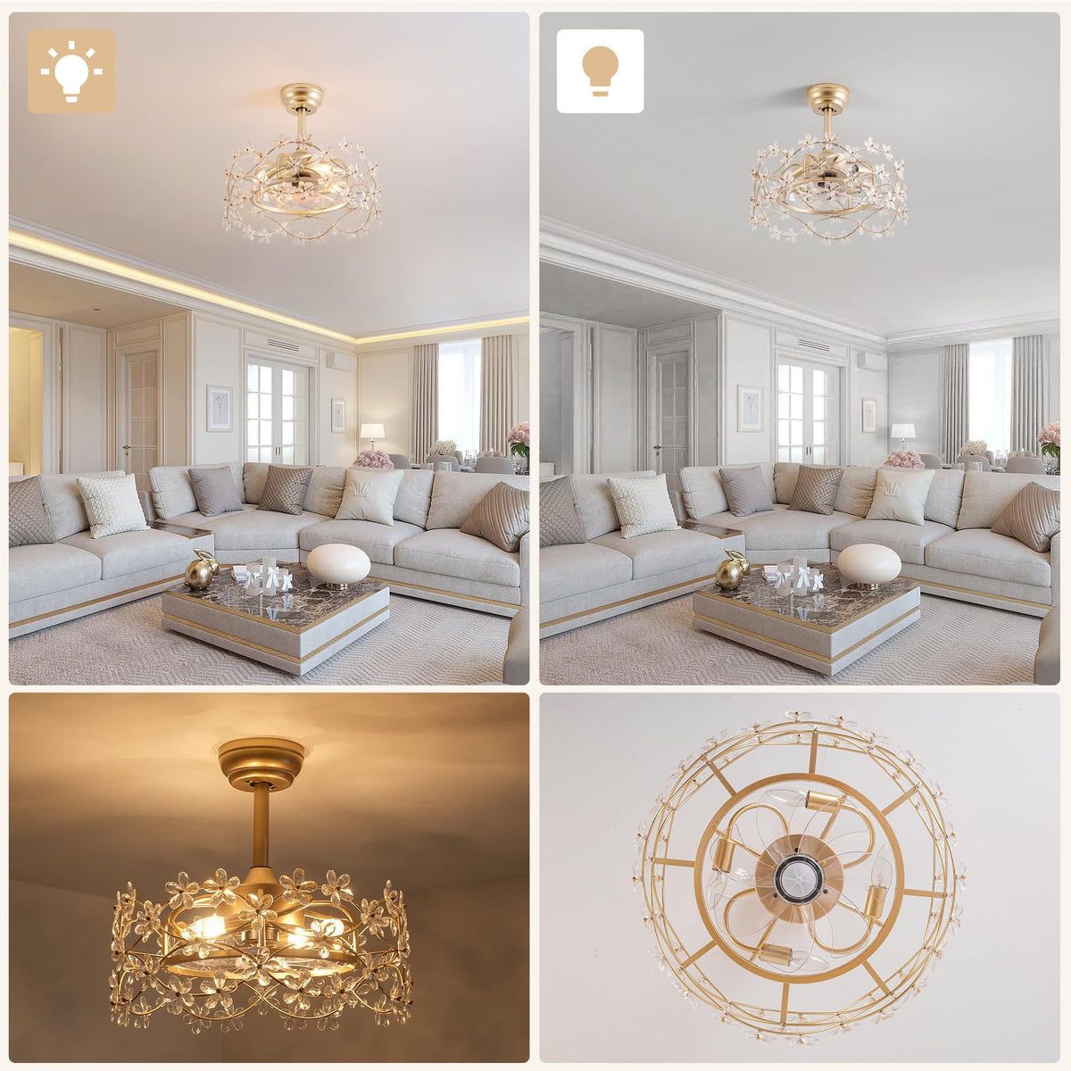 CELAVIEIOP ambient lighting creates fairy-light shadows for ambiance
