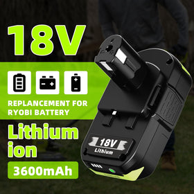 CelBatty Ryobi 18V battery charger with LED indicator.