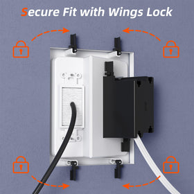 Celendor 45° flat plug design sits flush, reducing obstruction.
