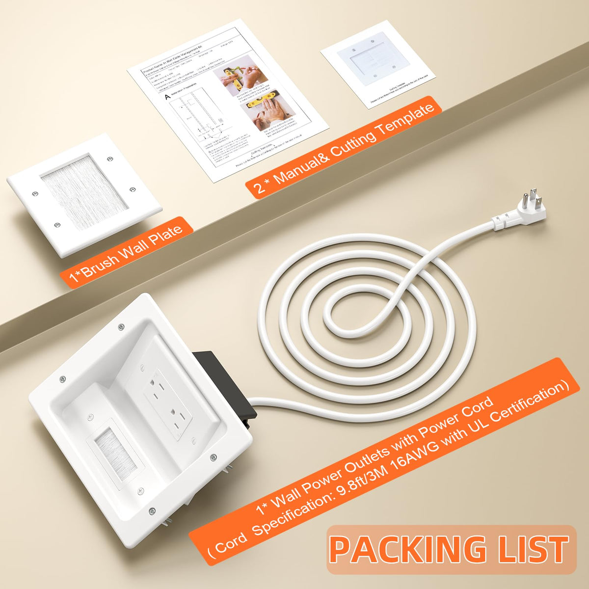 Celendor slim white finish blends with decor and saves space