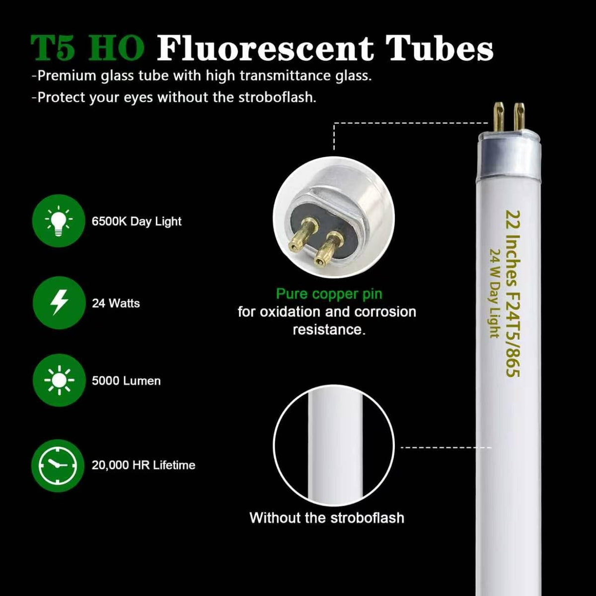 Celiwace 2000 lumens per bulb provides bright, even light for seedlings.