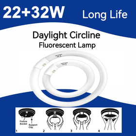 Celiwace 32W round bulb provides 2100 lumens for open spaces.