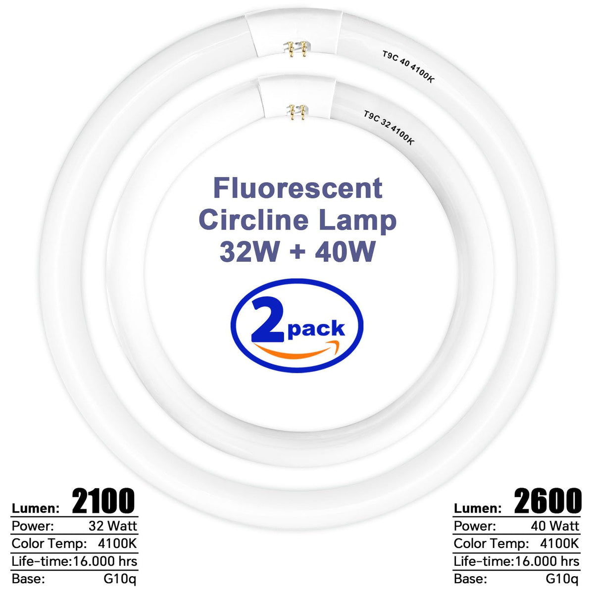 Celiwace 4100K cool white circline supports crisp, even room lighting.