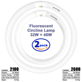 Celiwace 4100K cool white circline supports crisp, even room lighting.