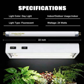 Celiwace 6500K full spectrum glow supports vegetative growth in indoor gardens.