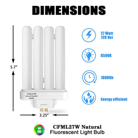 Designed for Verilux CFML27VLX, ready for use