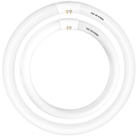 Celiwace FC16T9 40W 16in circline bulb emits bright 4100K cool white light.