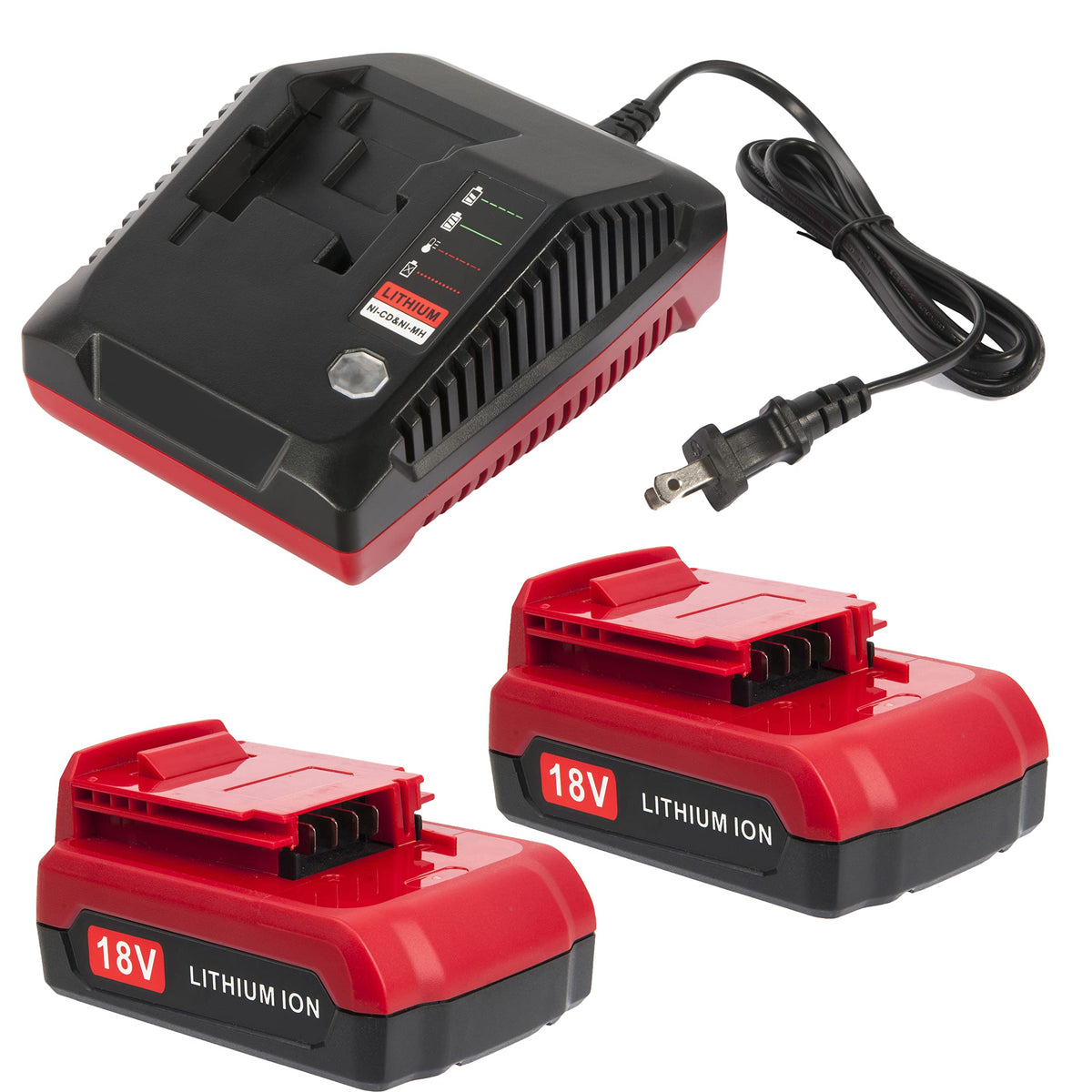 CELL9102 18V battery pack delivers extended runtime for Porter-Cable tools.