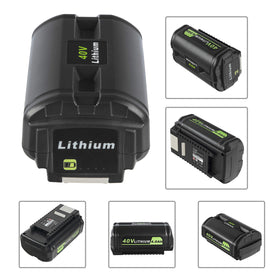 CELL9102 battery for Ryobi 40V OP4050A demonstrates compatibility and high performance.