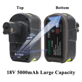 CELL9102 P118B charger ensuring quick, reliable charging for Ryobi tools.