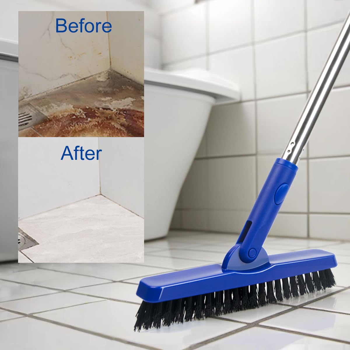 CELOX grout brush for kitchen and bathroom grout cleaning in tight spaces