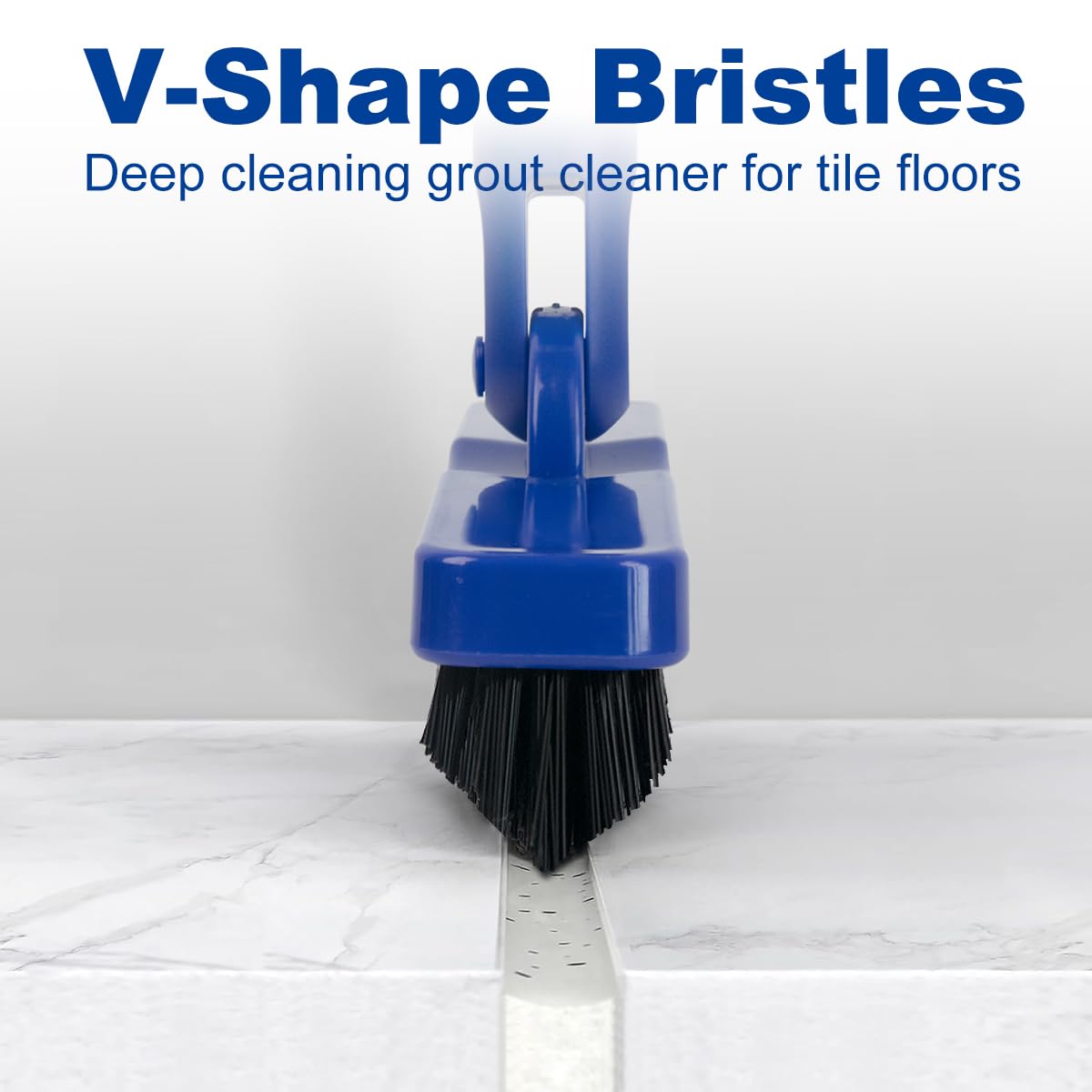 CELOX grout brush stiff bristles remove stubborn grime from grout lines