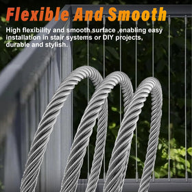 CELYND outdoor railing setup showing clean, secure lines.