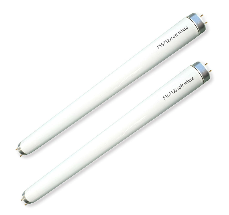 Cemlorot F15T12 18-inch tube two-pack for kitchen and bath lighting