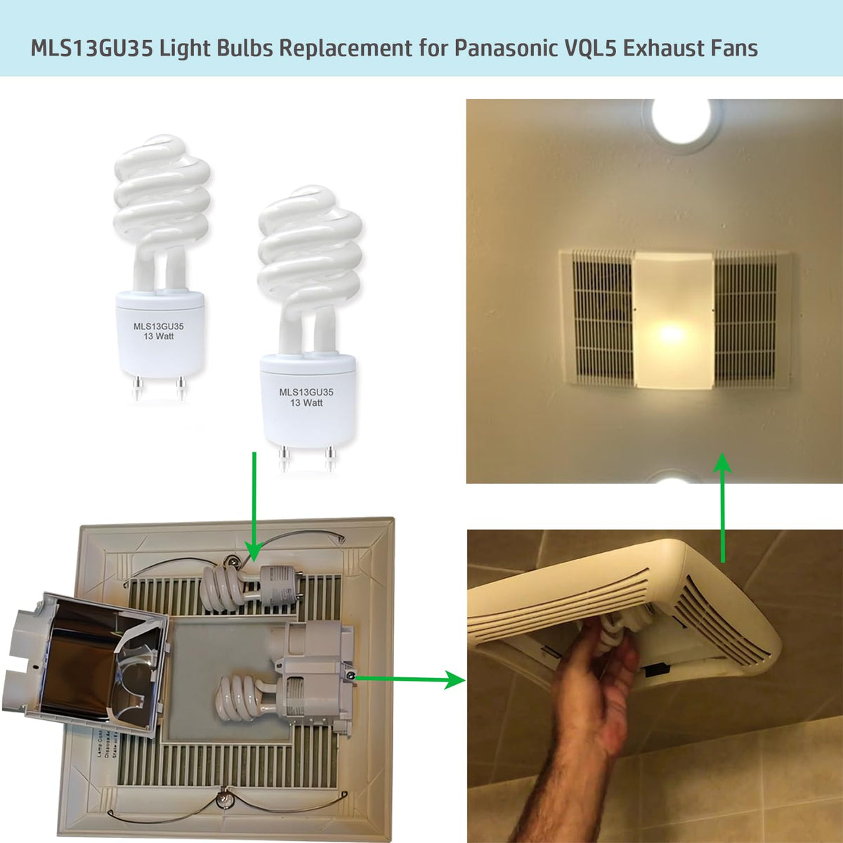 Cemlorot replacement for Panasonic VQL5 with twist-to-unlock convenience.