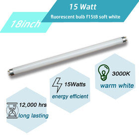 Cemlorot T8 glass tube, 1 inch wide, fits standard fixtures