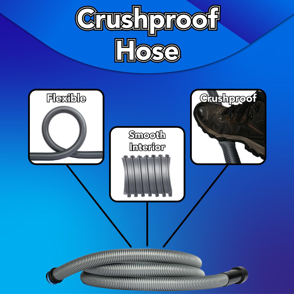 Expanded adapter set for multi-brand compatibility with powerful dust collection.