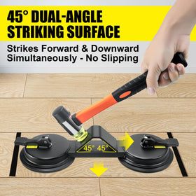 CenfeiTooL Floor Gap Fixer dual suction cups providing stable grip during gap closure.