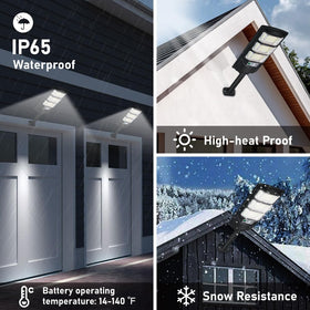 Cenfmltd motion sensor floodlight, illuminated area, detects movement for security.