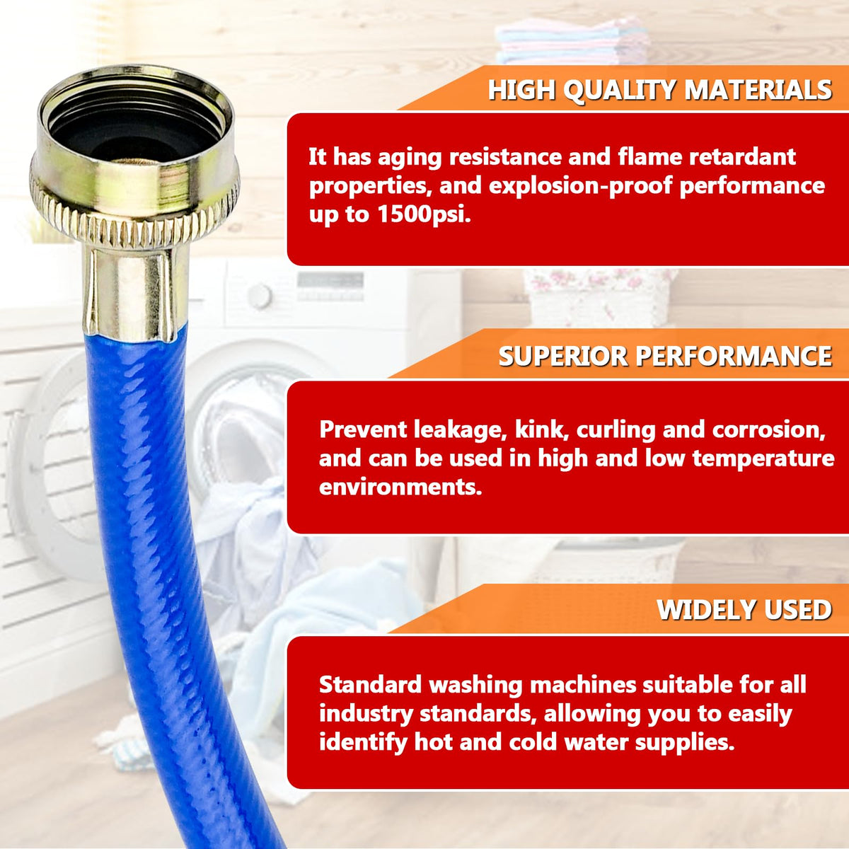Three-layer protection design reducing leaks and kinks in Cenipar hose.
