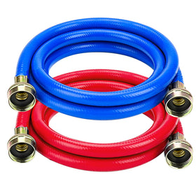 Cenipar 6ft cold water hose with blue coding for leak-free cold supply.