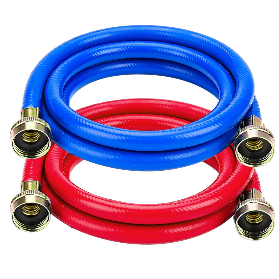 Cenipar 6ft cold water hose with blue coding for leak-free cold supply.