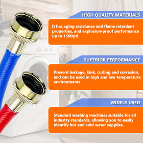 Cenipar hose with thick gasket helps prevent leaks during operation.