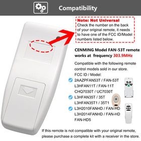 Dip-switch setup for fast pairing with the existing receiver