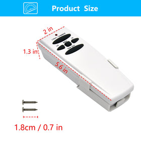 CENMING Fan-HD remote battery compartment open for easy replacement.