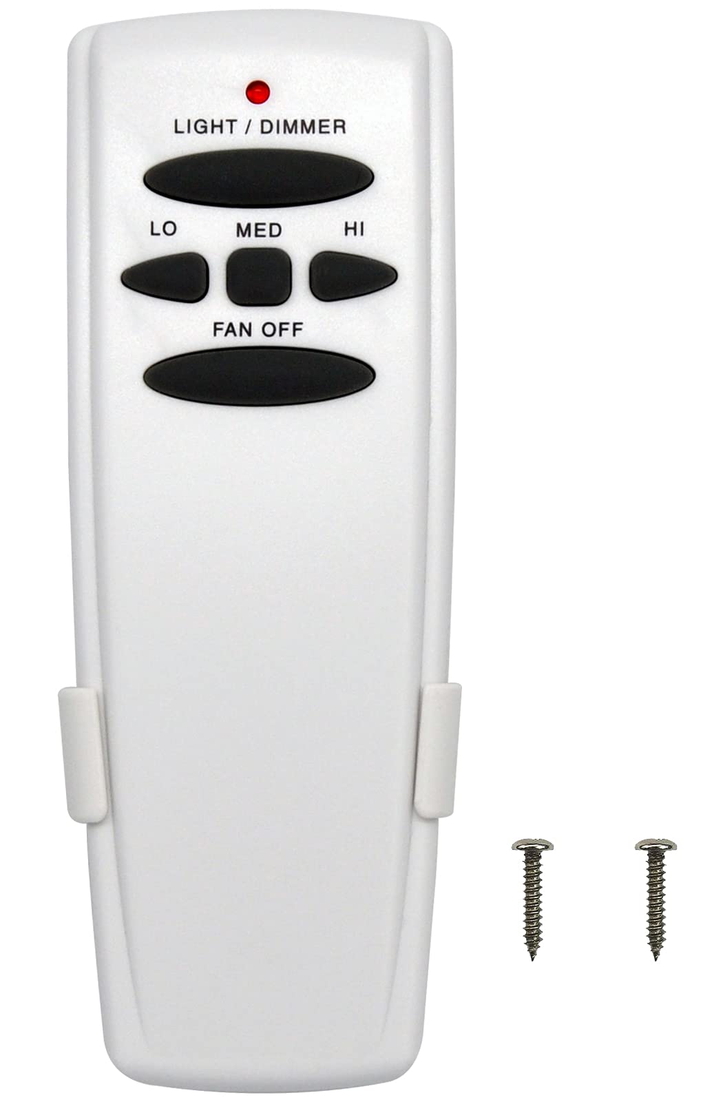 CENMING Fan-HD remote front view with 3-speed control for easy fan adjustment.