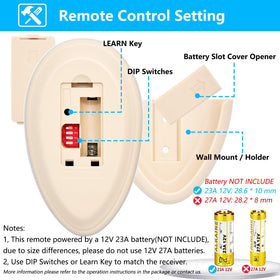 CENMING remote front detail showing absence of reverse button for simple control
