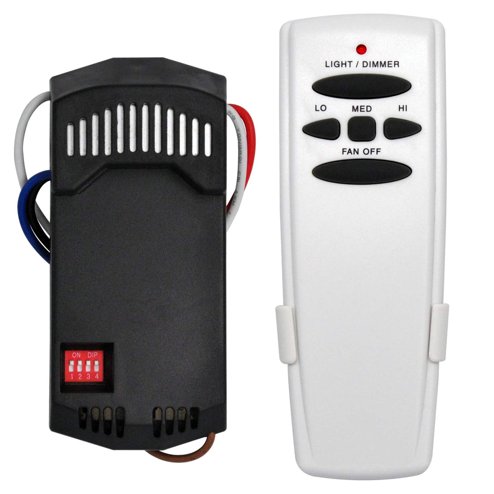 CENMING universal ceiling fan remote for easy wireless speed and light control.