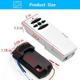 CENMING upgraded relays inside the receiver for smoother dimming and durability.