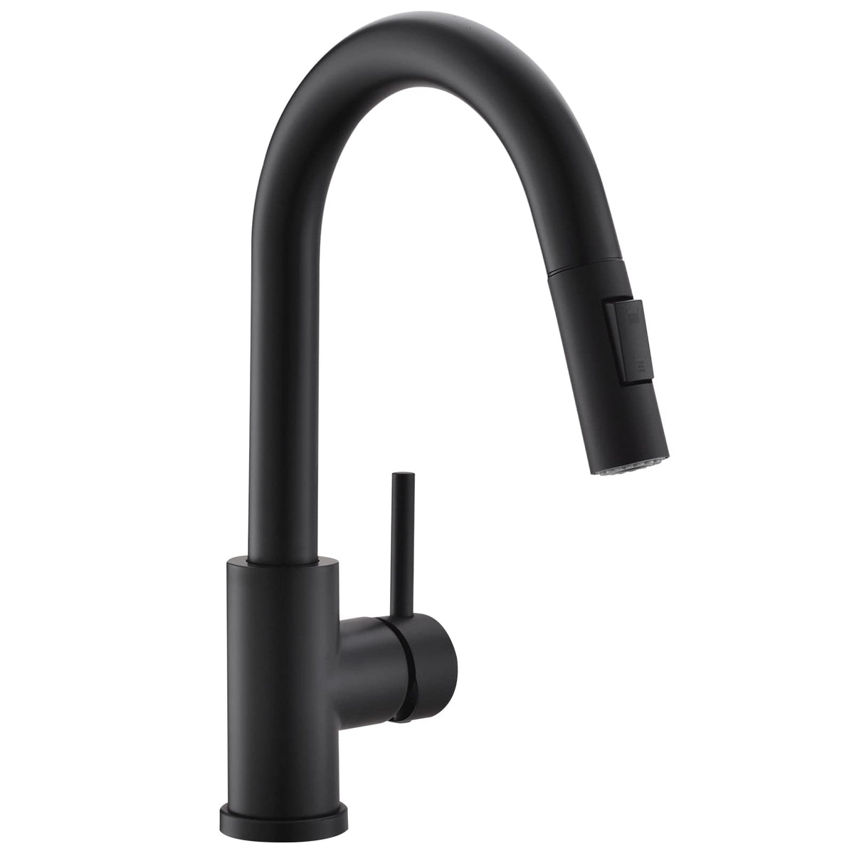 Cenosa modern bar faucet matte black, angle view for a sleek kitchen upgrade.