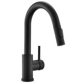 Cenosa modern bar faucet matte black, angle view for a sleek kitchen upgrade.