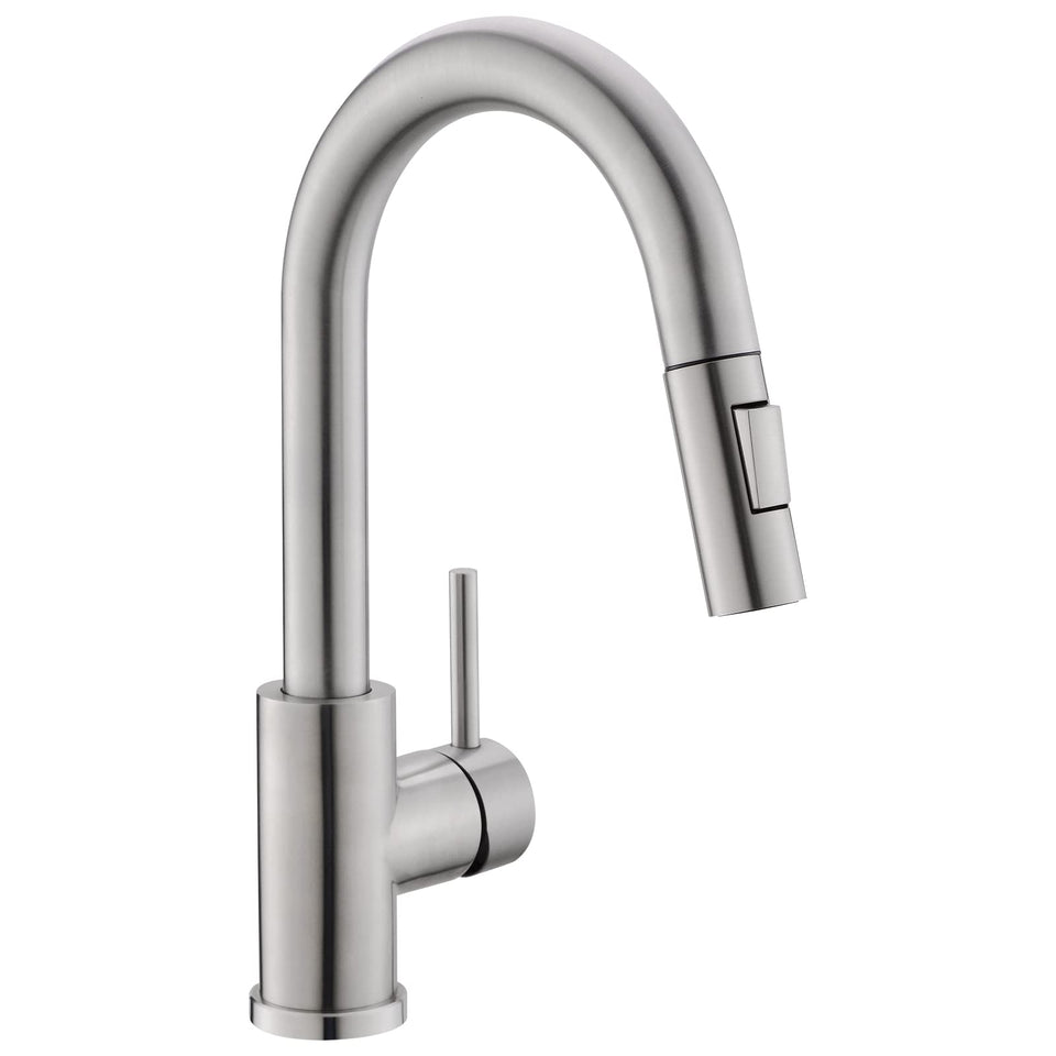 Cenosa modern bar faucet with pull-down spray for flexible kitchen use