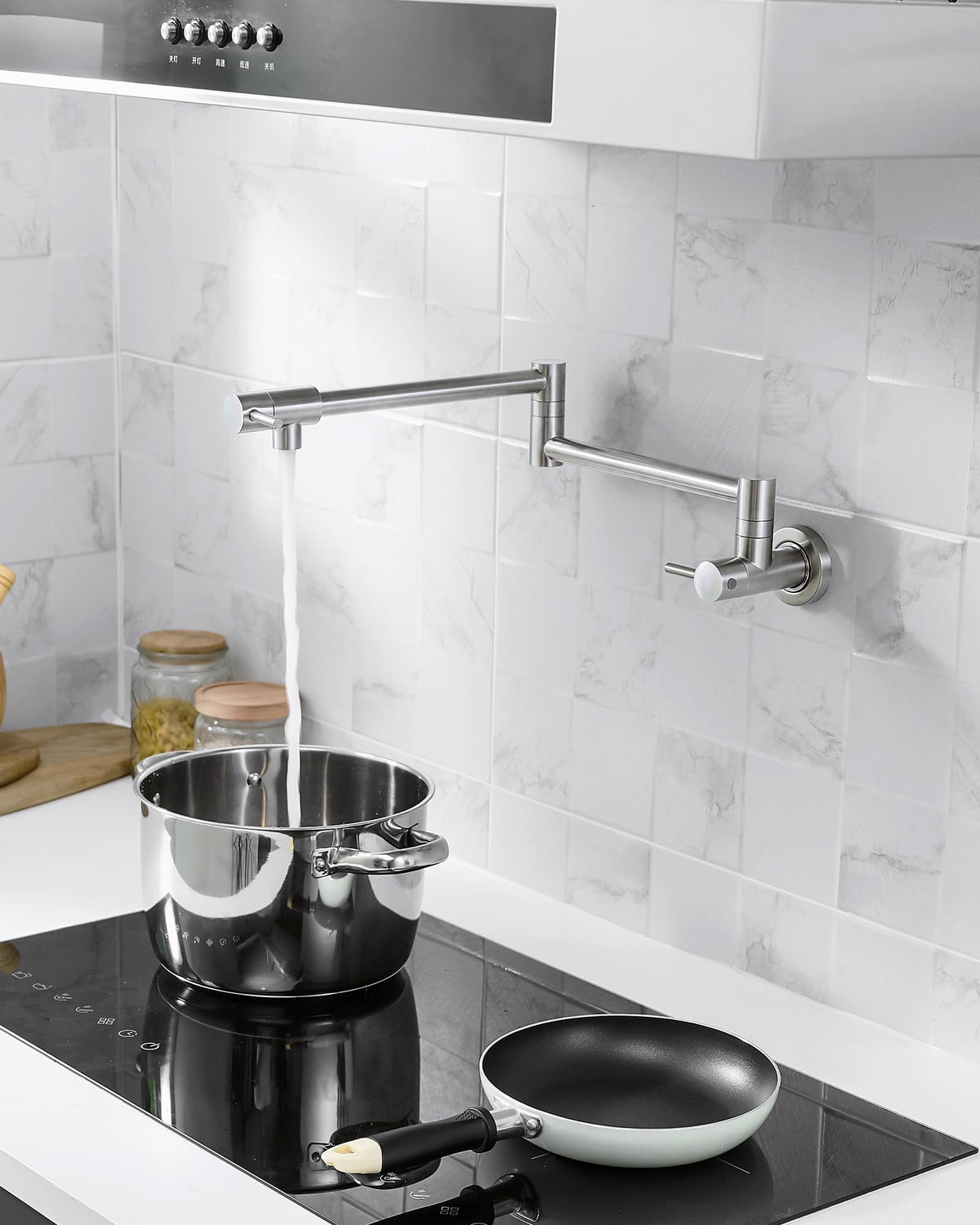 Easy DIY installation with standard threads for Cenosa pot filler