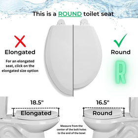 Centoco round seat adjustable DIY install for a precise fit on most round bowls