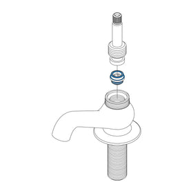 Central Brass 0239-P chrome finish resists tarnish and fingerprints.