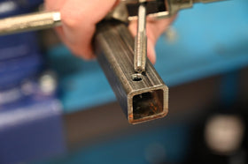 Century Drill & Tool 93202 7-16 drill bit included for hole prep.