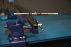 Century Drill & Tool 93202 hand-cutting-setup for precise manual threading.