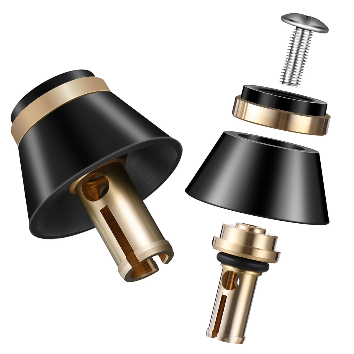 Ceoighe 2-pack springless check assembly for outdoor faucet repair and back-up readiness