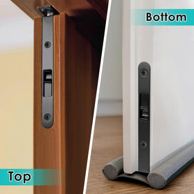 Ceoighe 7-inch flush bolt for double doors, robust brass core, smooth operation.
