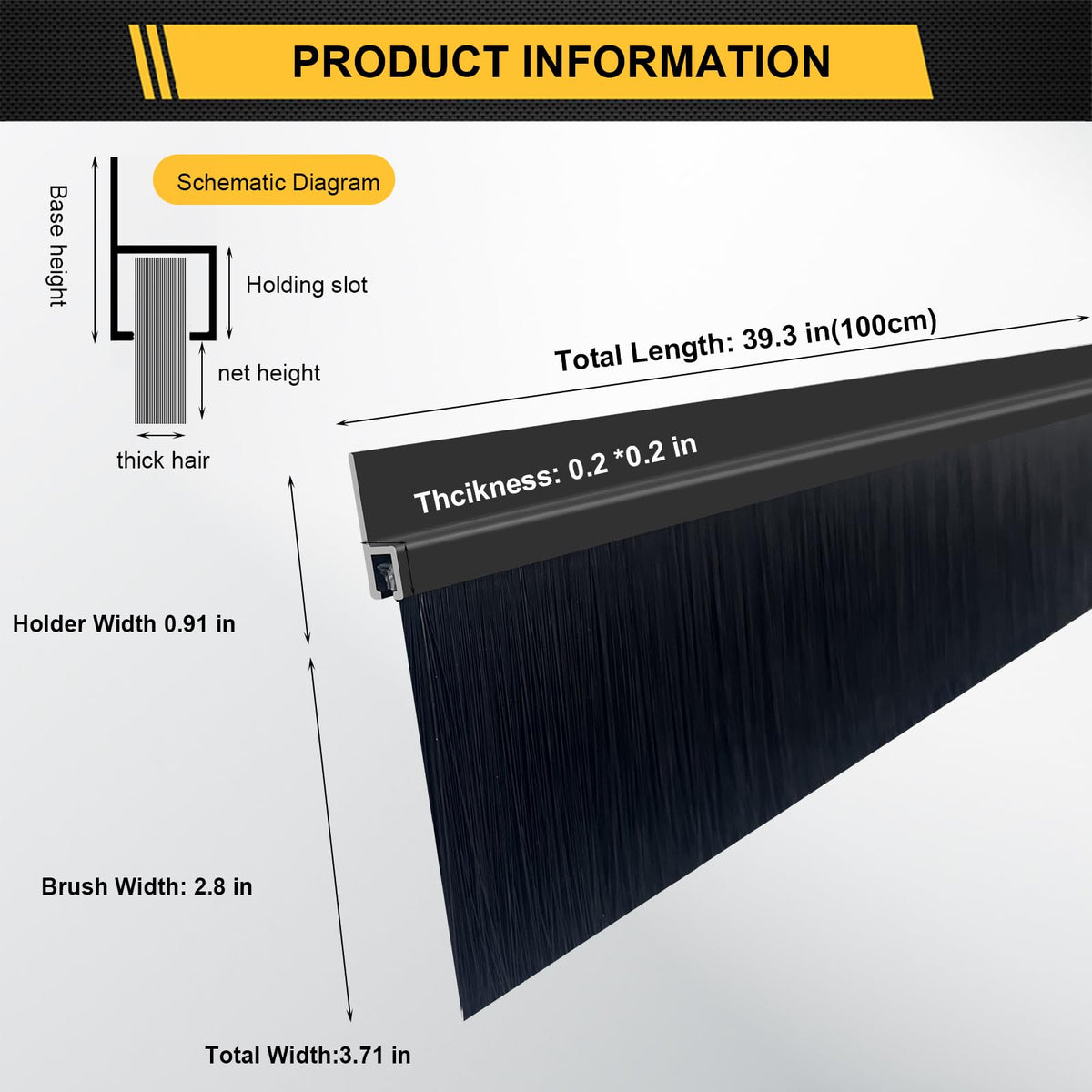 Cepia aluminum base demonstrates durable mounting for roll-up doors
