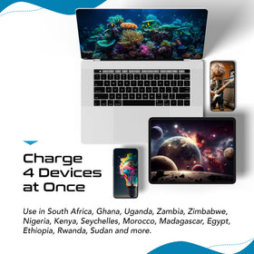 Ceptics adapter demonstrates broad Africa compatibility across multiple outlets.